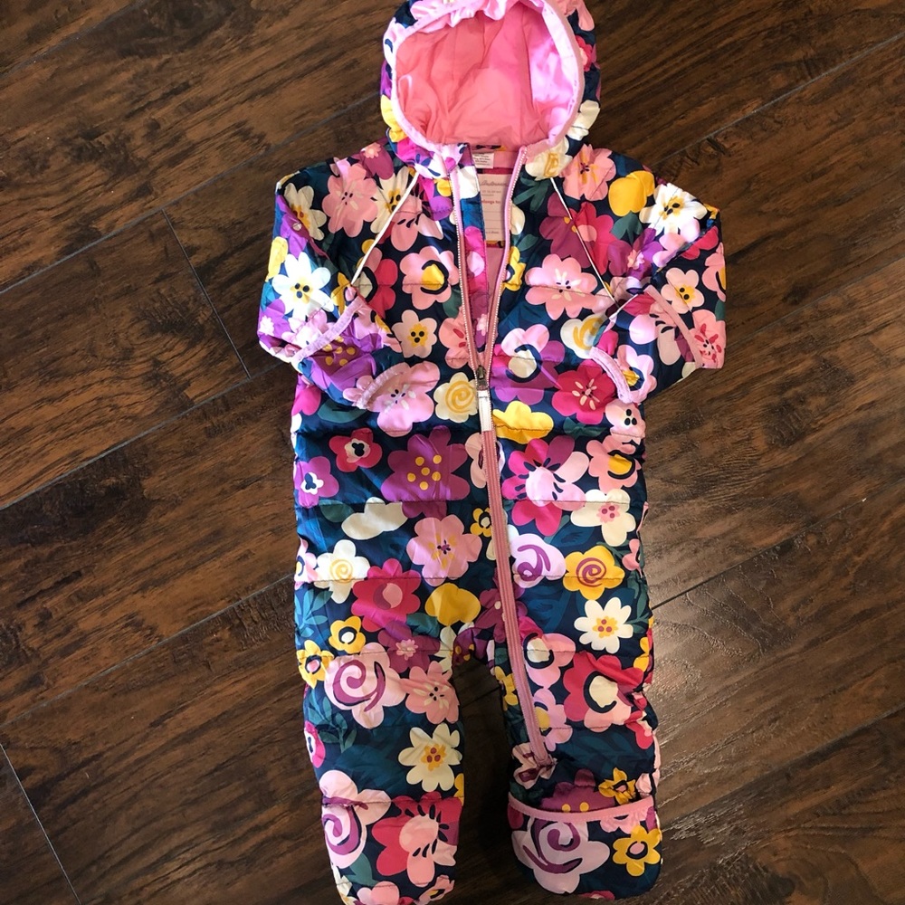 Hanna Anderson down snow suit/bunting